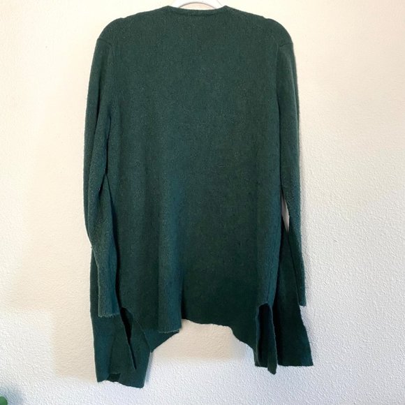 Madewell Kent Cardigan Long Sleeve Sweater Donegal Forest Green - Picture 3 of 6